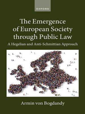 cover image of The Emergence of European Society through Public Law